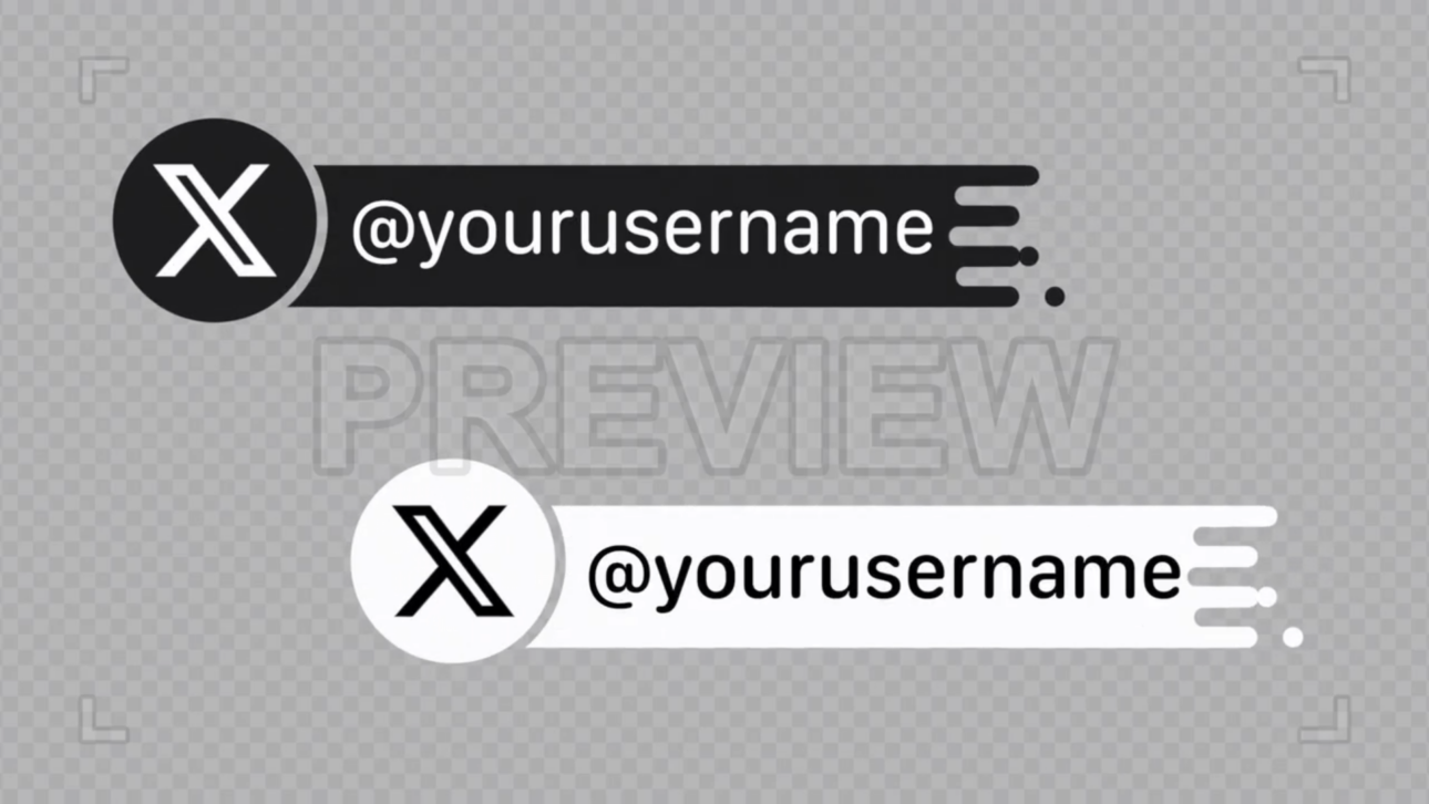 Pack Of Social Media Lower Thirds