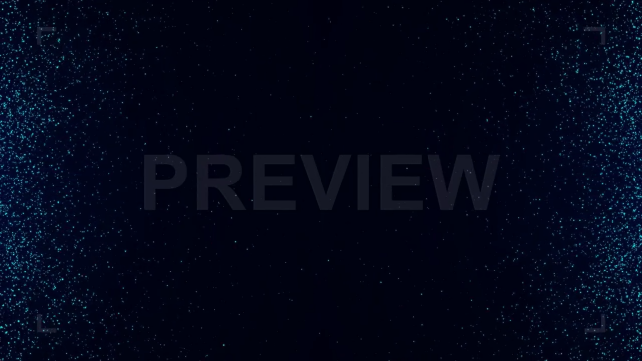 Blue Particles Frame