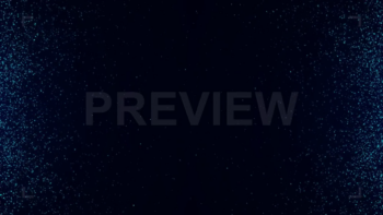 Blue Particles Frame