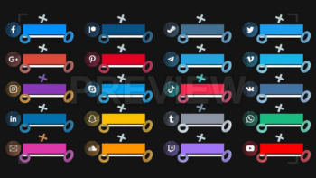 Pack Of Abstract 3D Lower Thirds