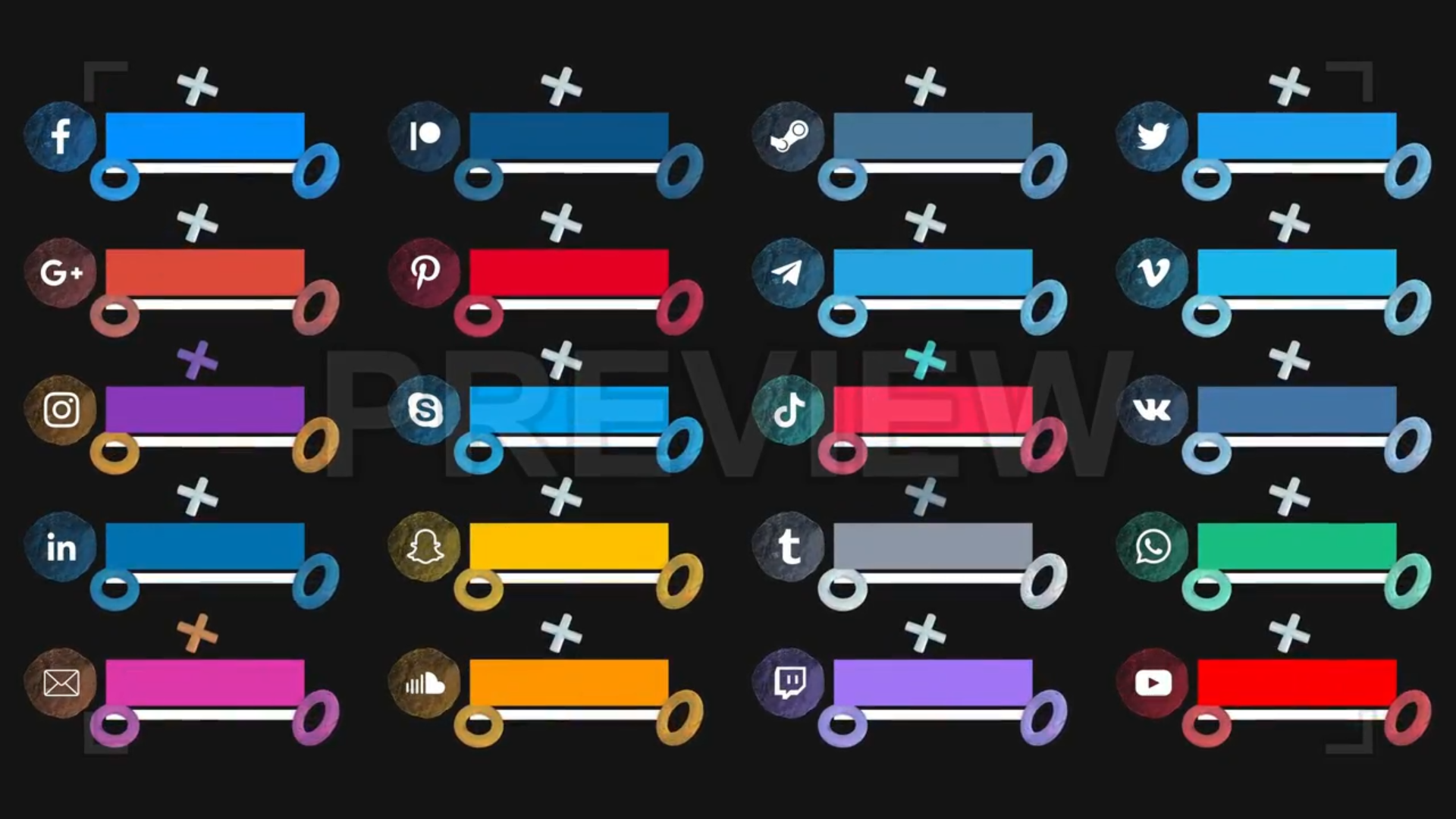 Pack Of Abstract 3D Lower Thirds