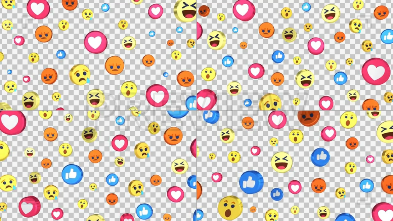 Social Media Emojis On Alpha Pack