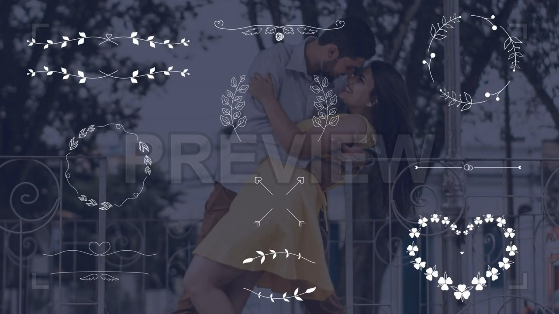 Wedding Elements - Borders Frames