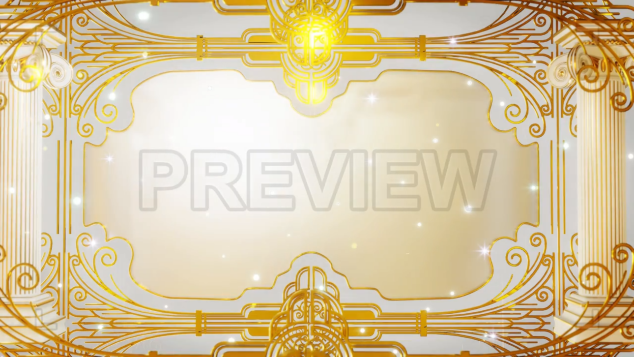 Art Deco Columns Frame