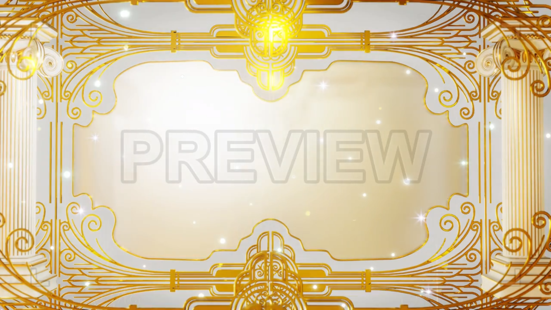 Art Deco Columns Frame