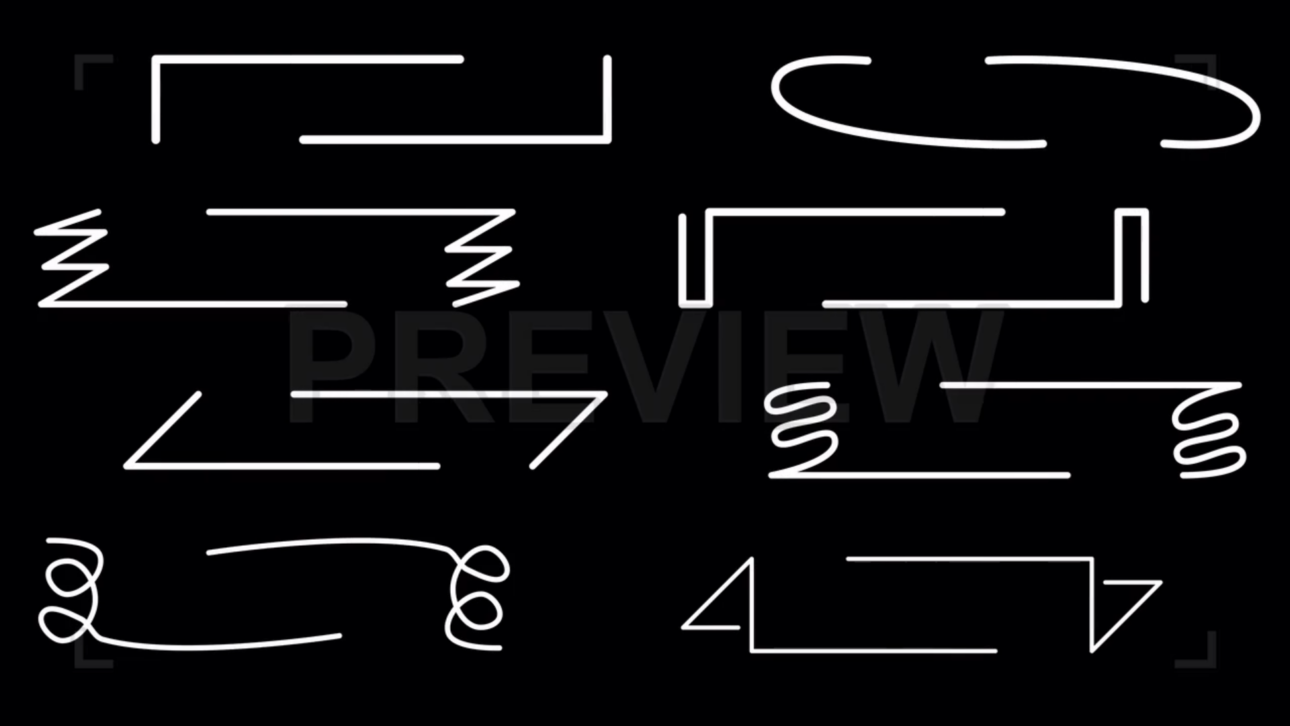 Pack Of Doodle Lower Third Overlays