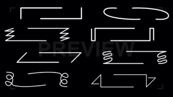 Pack Of Doodle Lower Third Overlays