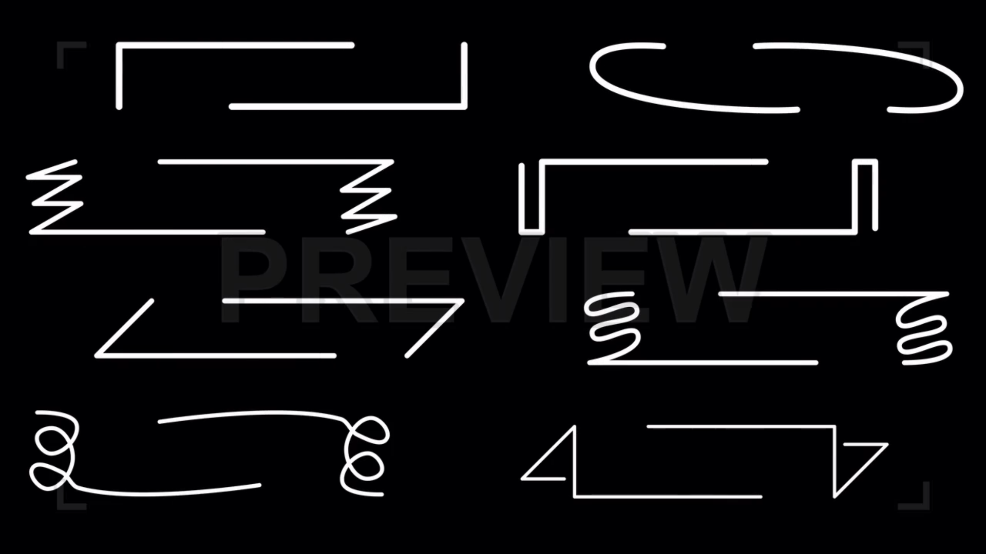 Pack Of Doodle Lower Third Overlays