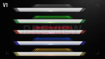 Colorful Lower Thirds Pack On Alpha Loop