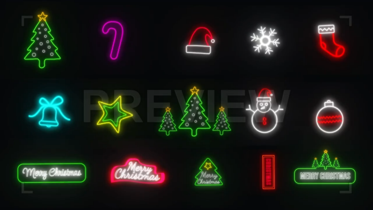Christmas Neon Pack