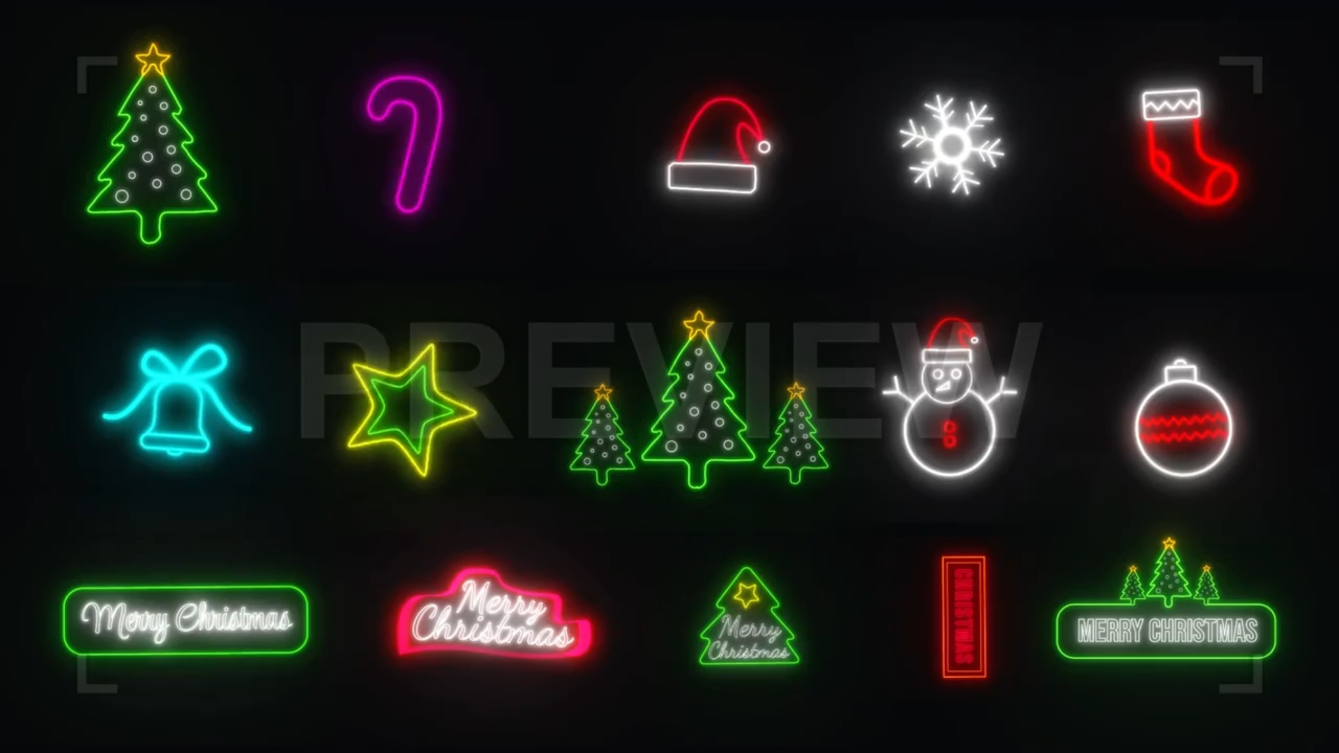 Christmas Neon Pack