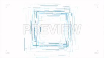 Square Linear Abstract Frame