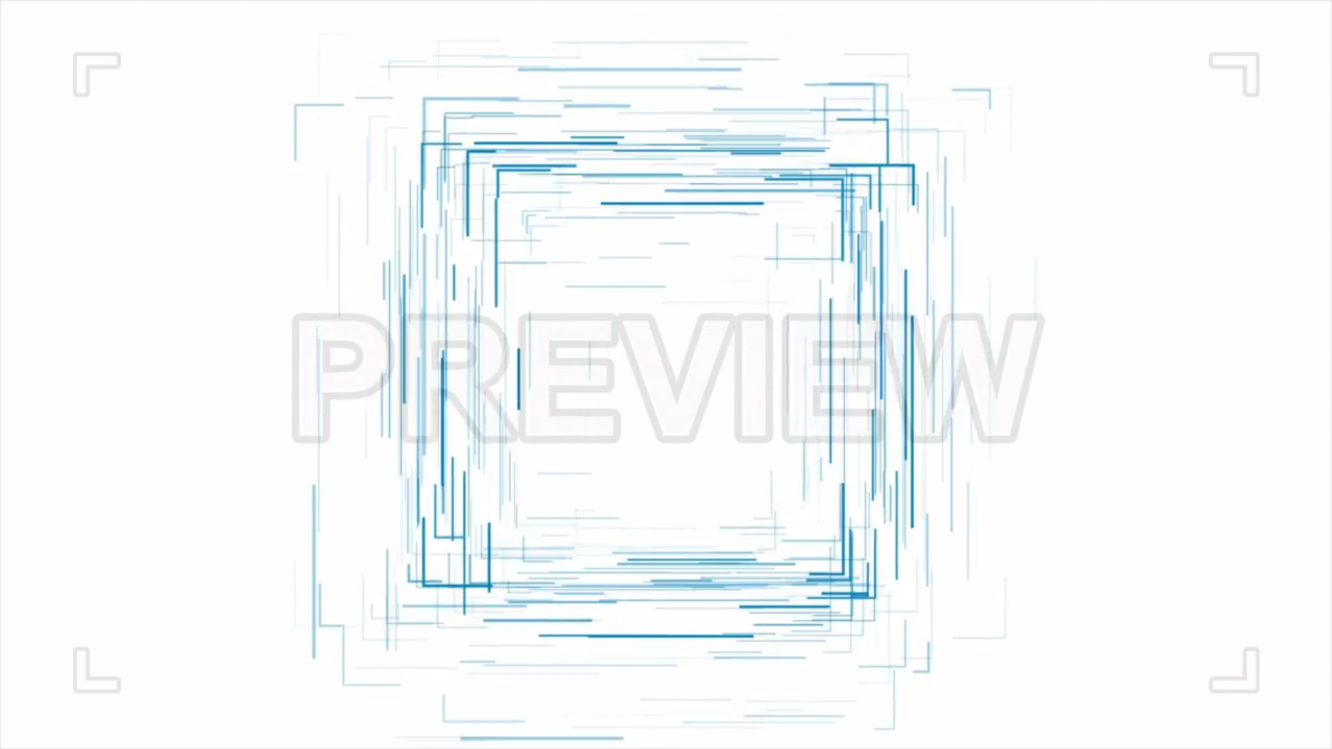 Square Linear Abstract Frame