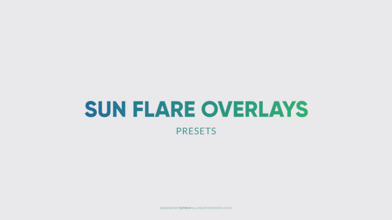 Sun Flare Overlays