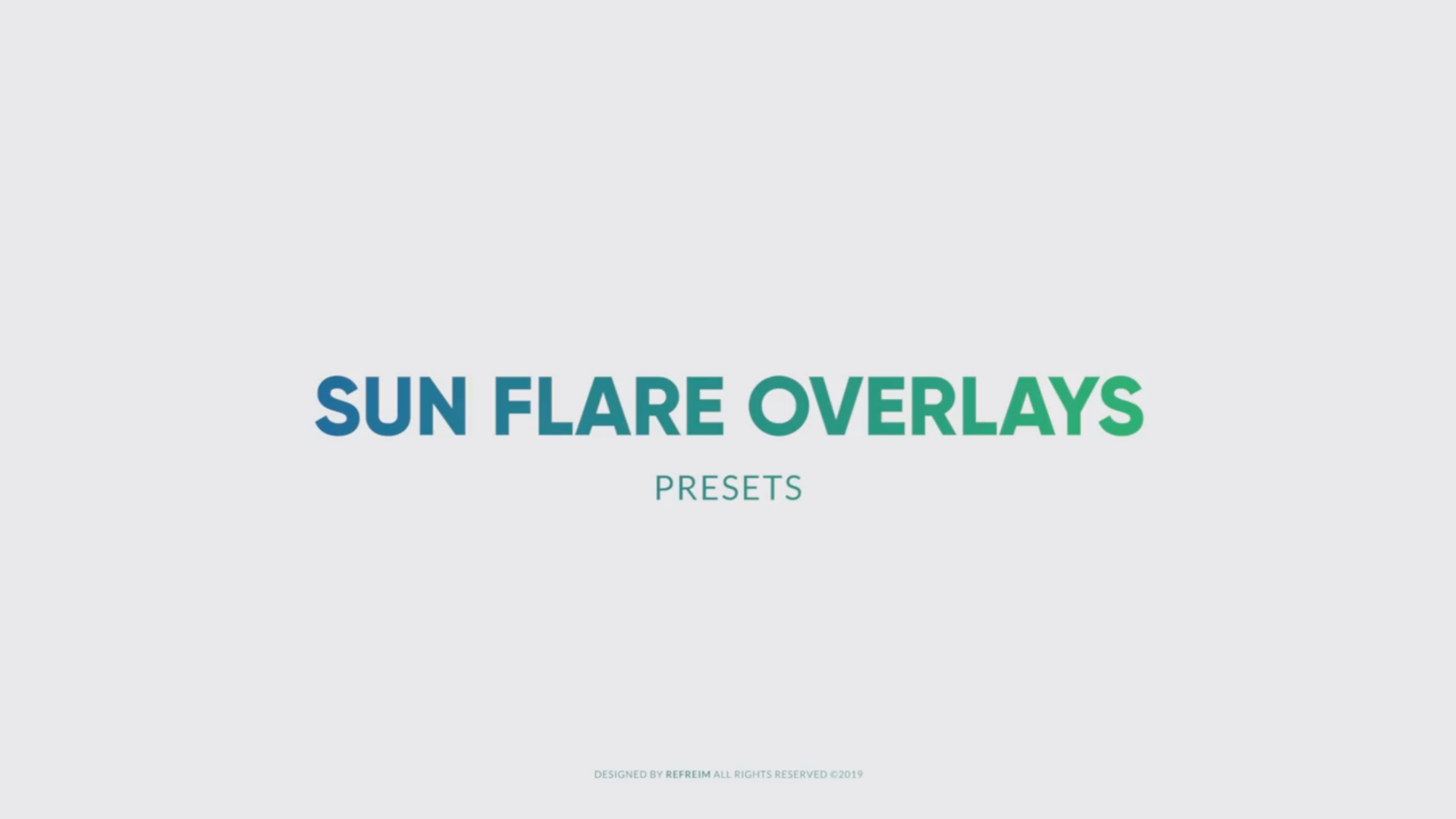 Sun Flare Overlays