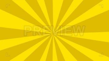 Spinning Yellow Sunburst