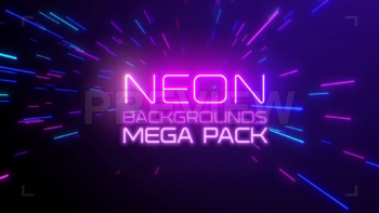 Neon Elements Background Pack
