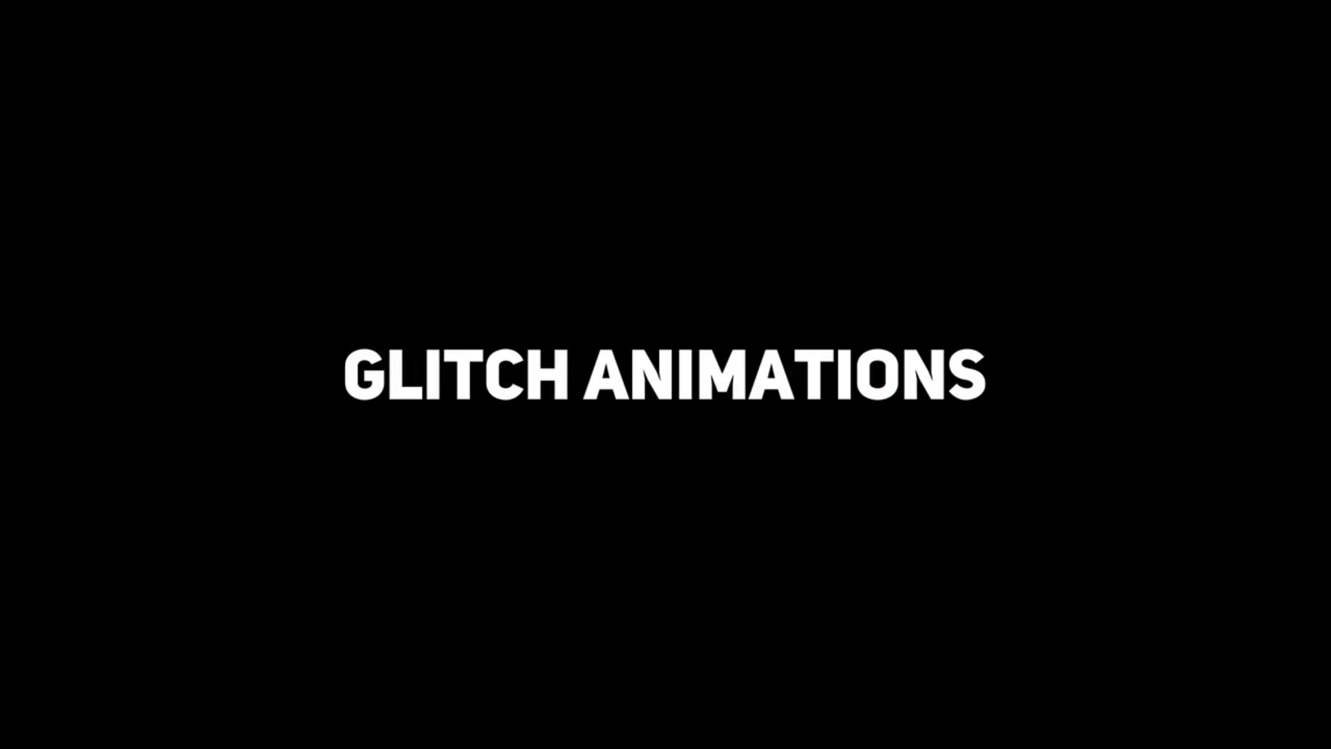 Glitch Text Transitions