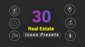 30 Animated Real Estate Icons