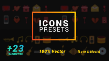 Icons Presets - Love And Music