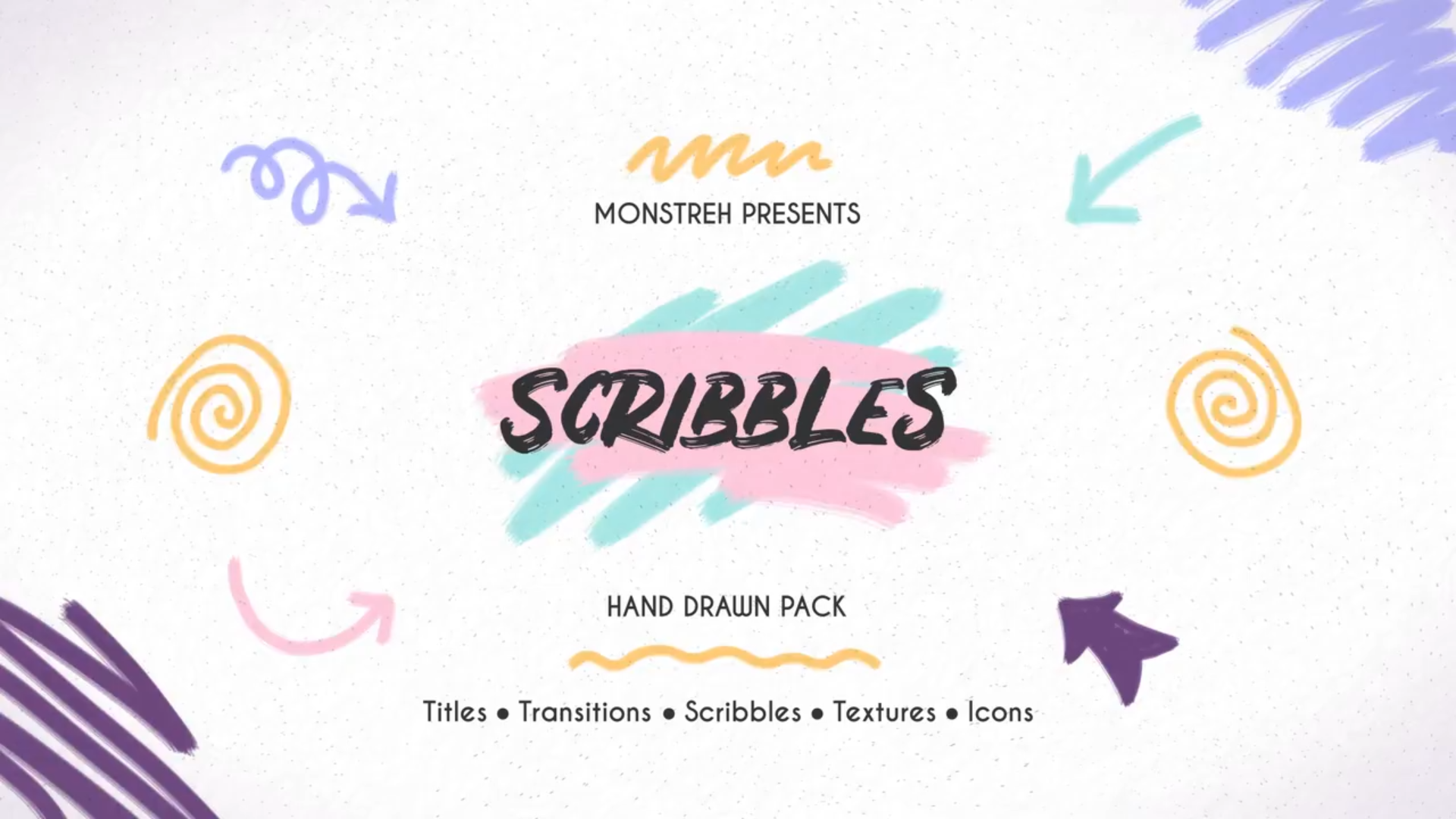 Scribbles. Hand Drawn Pack