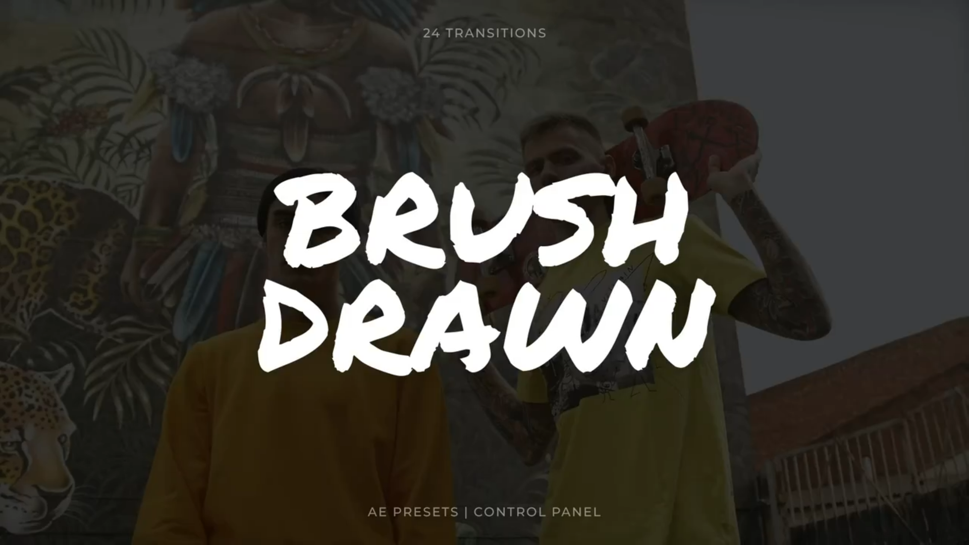 Brush Drawn Overlays Transitions