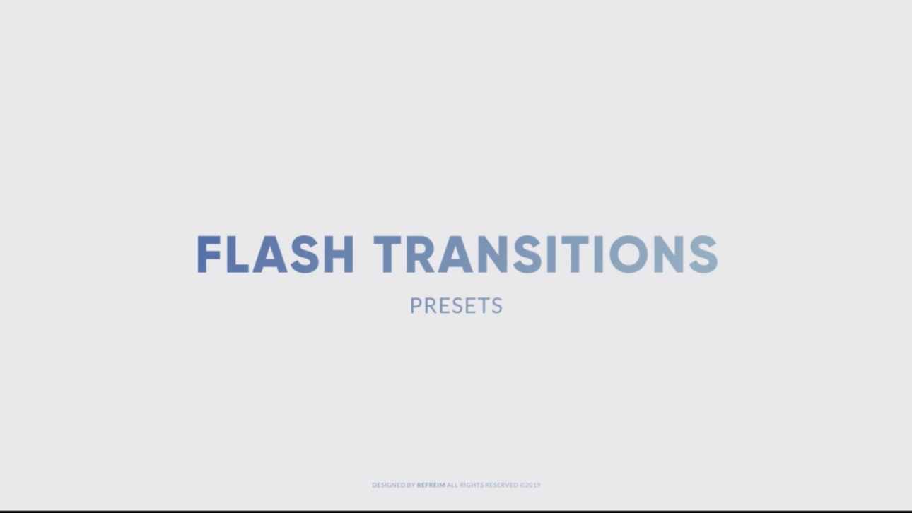 Flash Transitions
