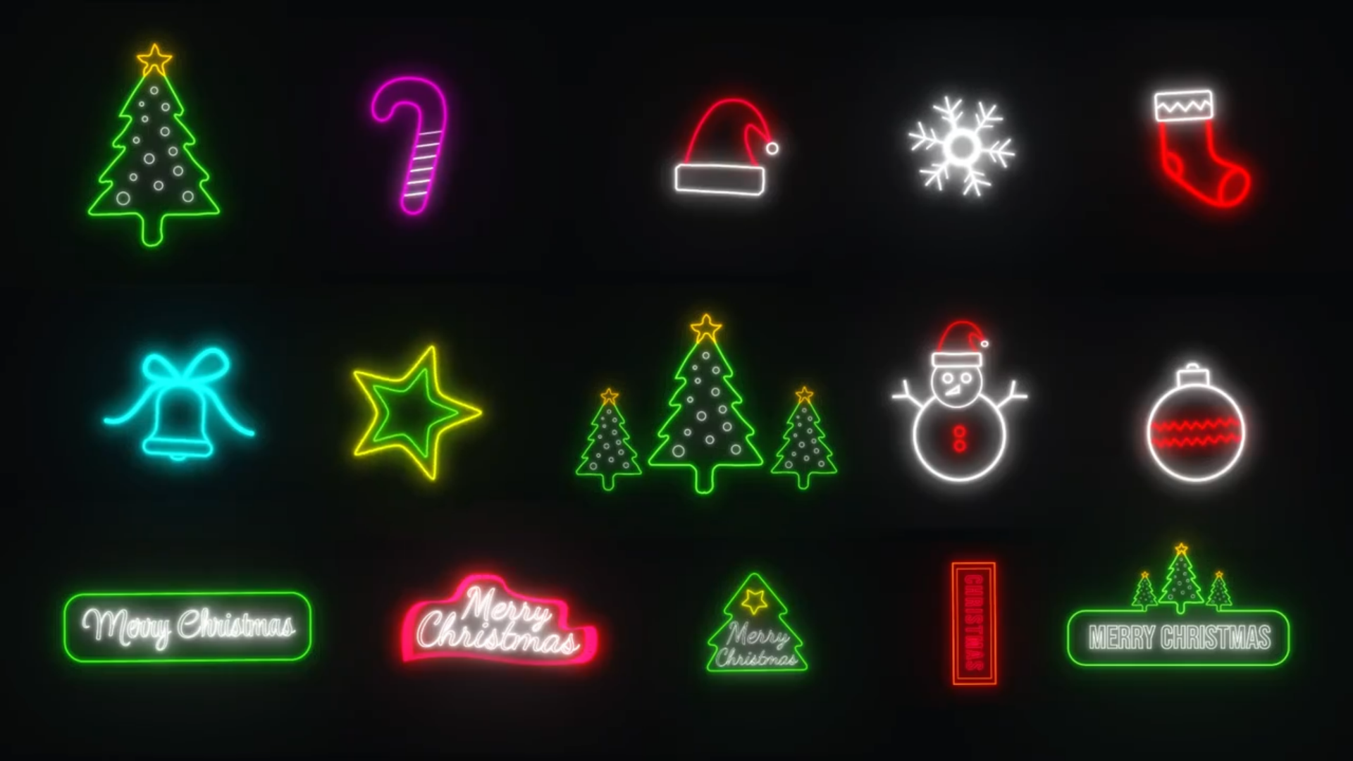 Neon Christmas Pack