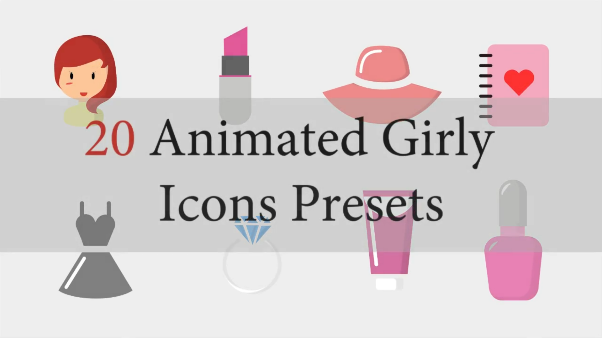 20 Animated Girly Icons