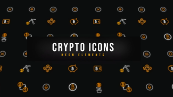 Crypto Neon Icons