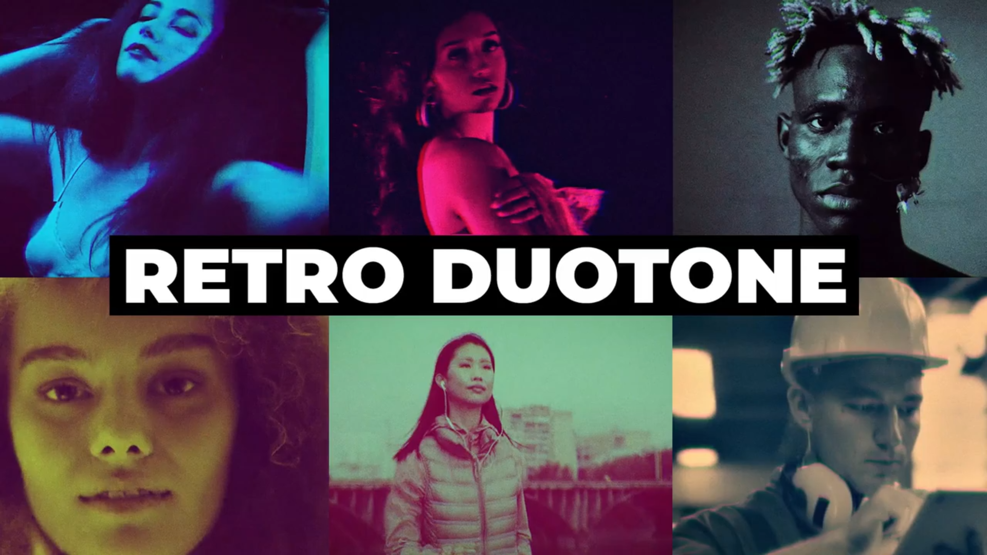 Retro Duotone Effect