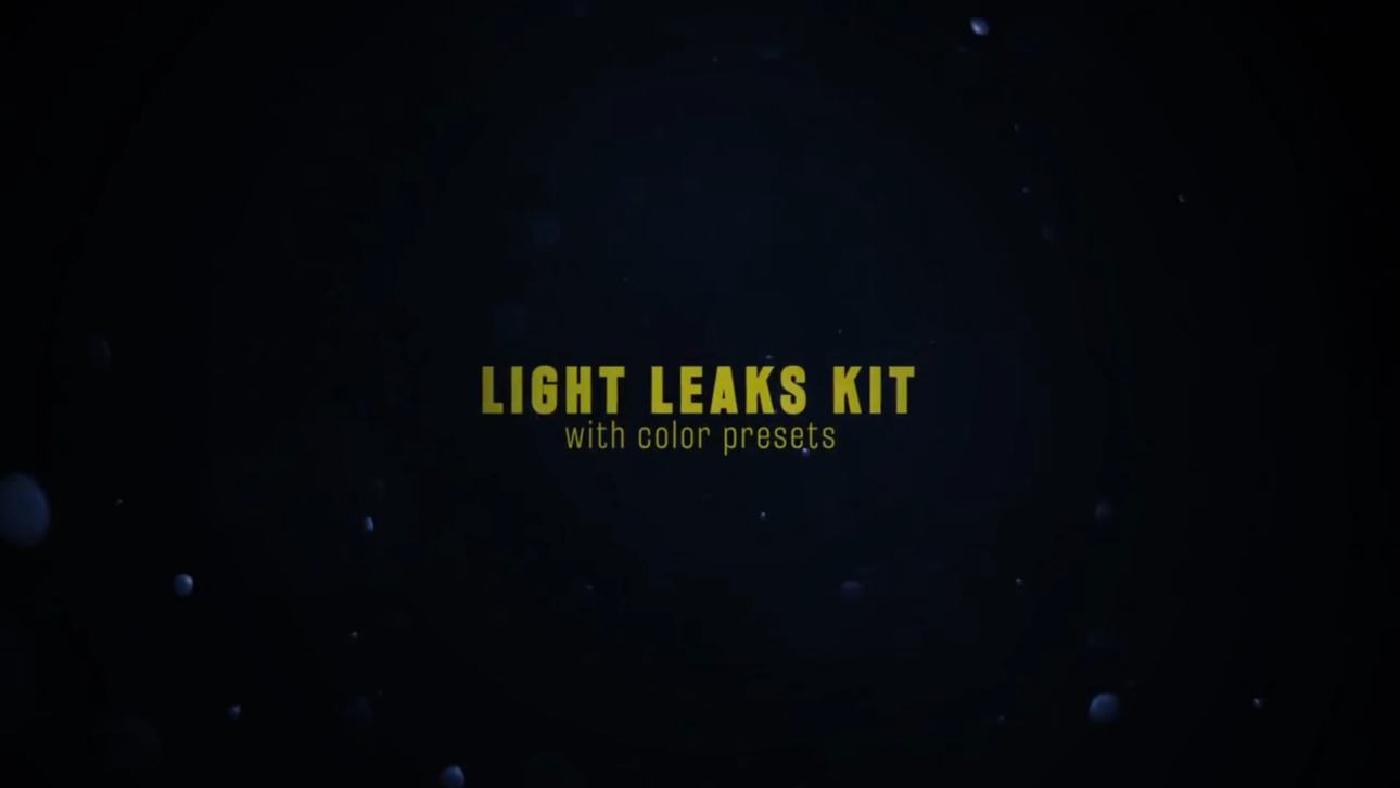 Light Leaks With Color Presets