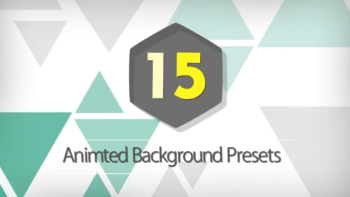 After Effects Presets: 15 Animated Backgrounds