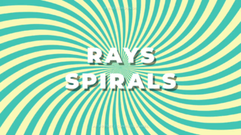 Rays & Spirals Background