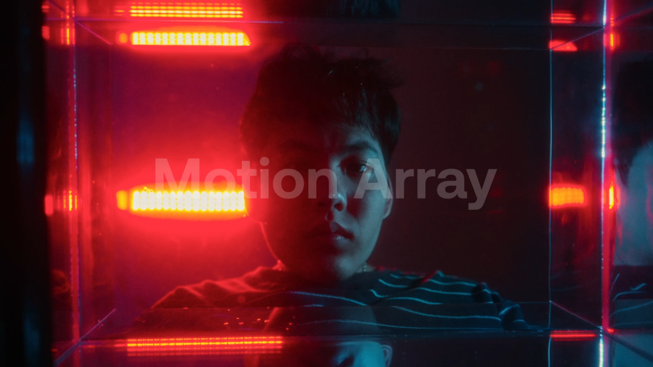 Man Emotion Break Down Under The Water