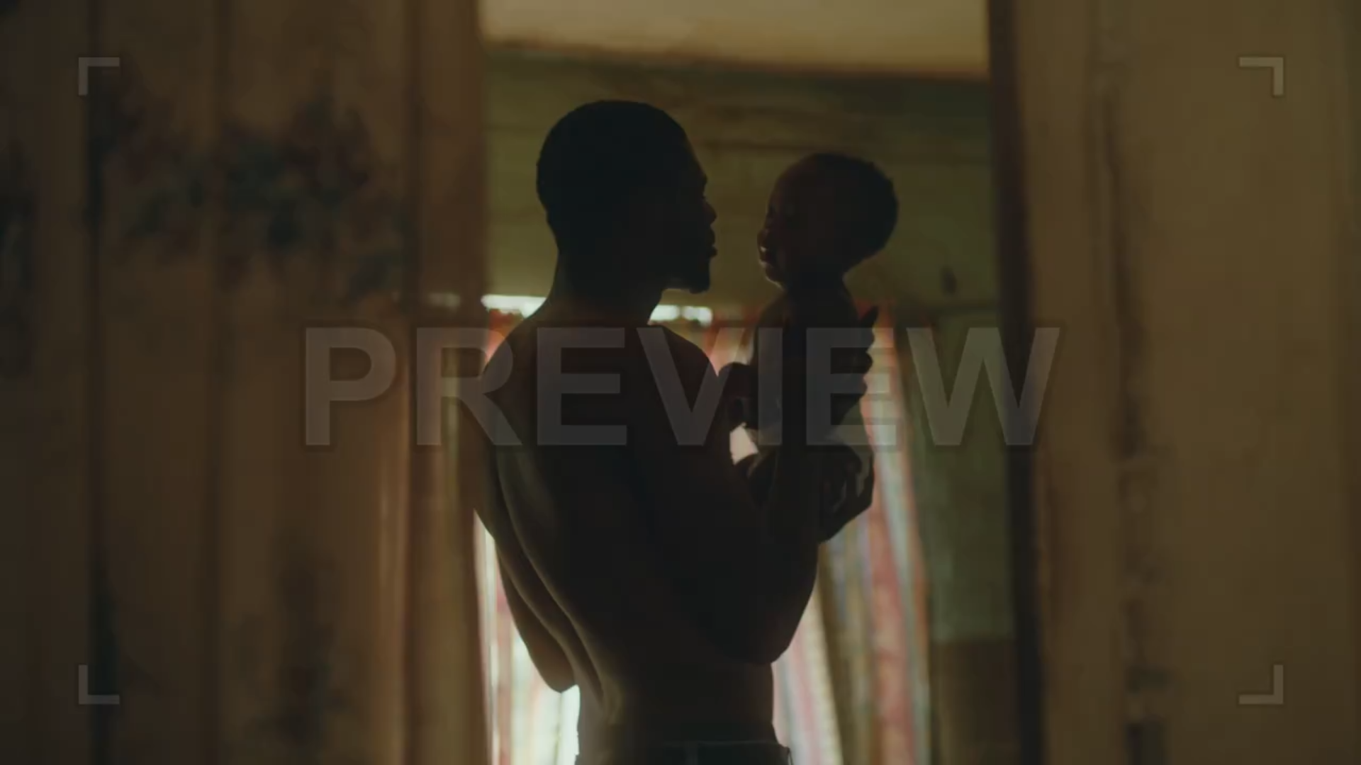 A Father And Daughter Have Fun At Home