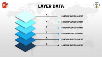 مصغرة انفوجرافيك ستة خيارات متحركة