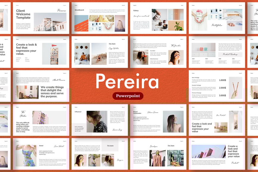 Pereira - Klient Welcome kit Template Powerpoint