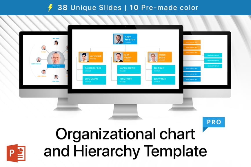 Organizational chart and Hierarchy Template