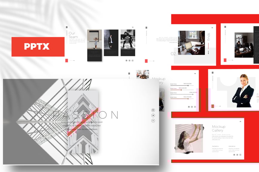 Passion Minimal Powerpoint