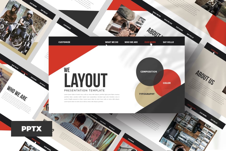 1830 Minimal Layout Powerpoint