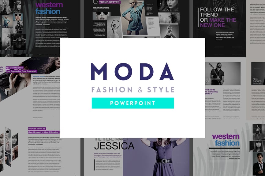 Moda - Fashion & Style Powerpoint Template