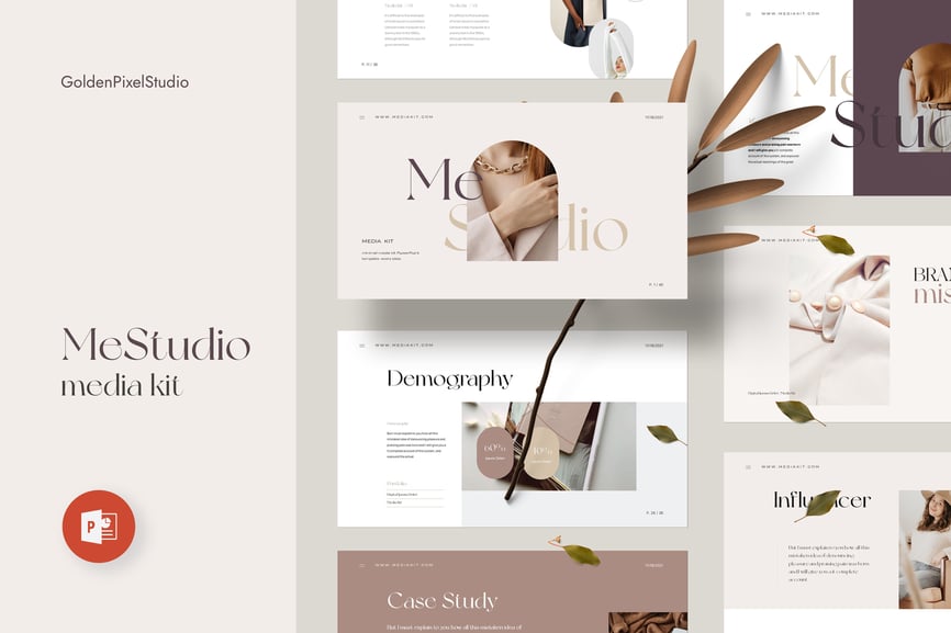 178 Me Media Kit Presentation Template