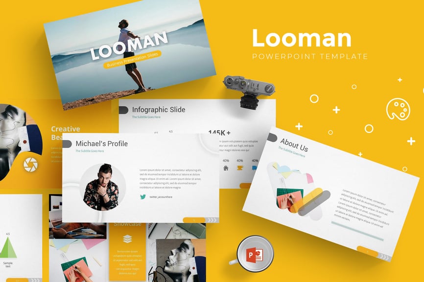 171 Looman - Powerpoint Templates