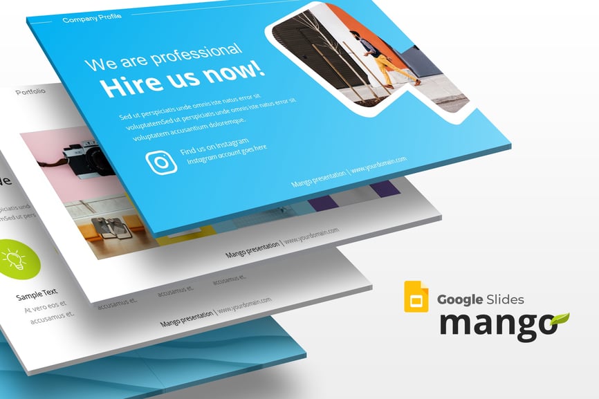 176 Mango - Google Slides Template