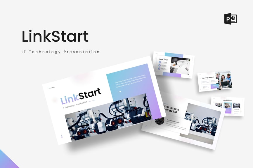 167 LinkStart - IT Technology Company PowerPoint