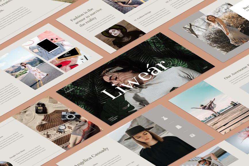 169 Liwear - Fashion PowerPoint Template