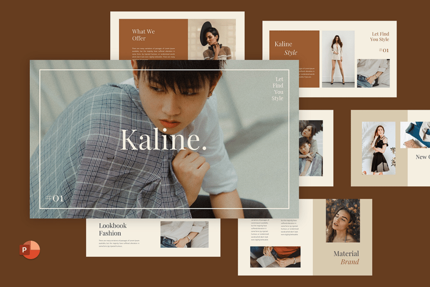 159 Kaline - Fashion Powerpoint Template