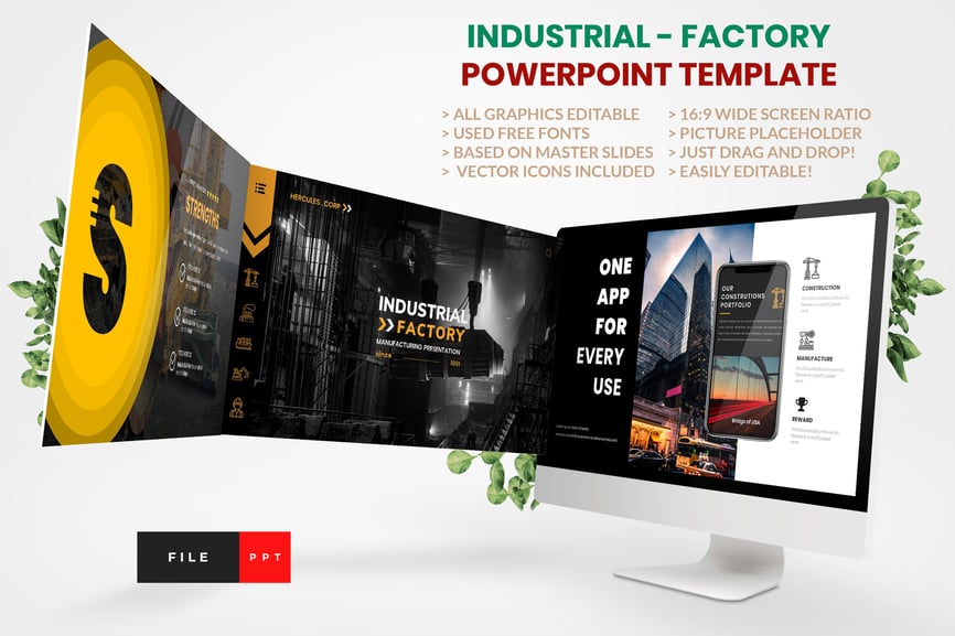 Industrial - Factory PowerPoint Template