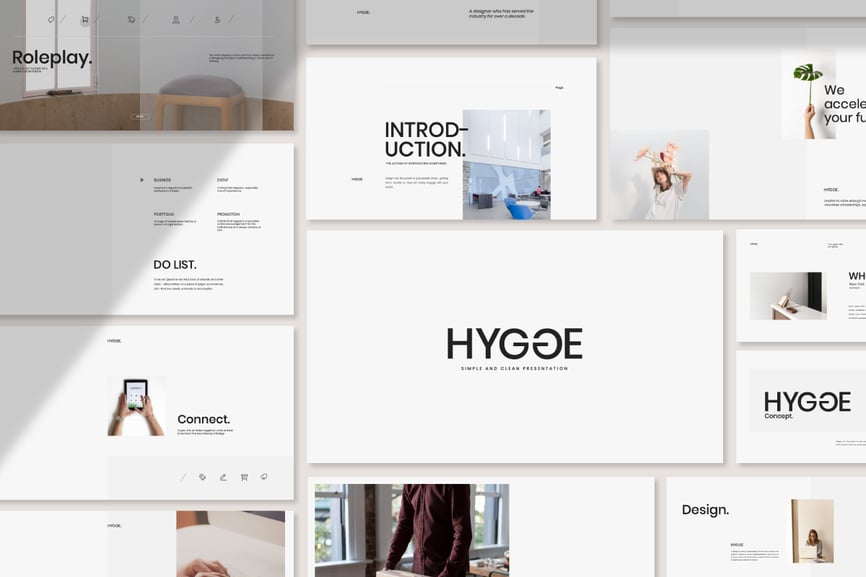 Hygge - Minimal Portfolio Powerpoint Templates